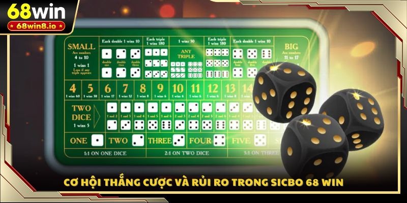 Cơ hội thắng cược và rủi ro trong Sicbo 68 WIN
