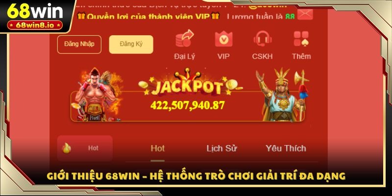 Giới thiệu 68WIN – Hệ thống trò chơi giải trí đa dạng